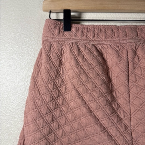 Madewell Re(Sourced) Quilted Jogger Sweatpants Medium Faded Mauve C2 - Picture 8 of 11